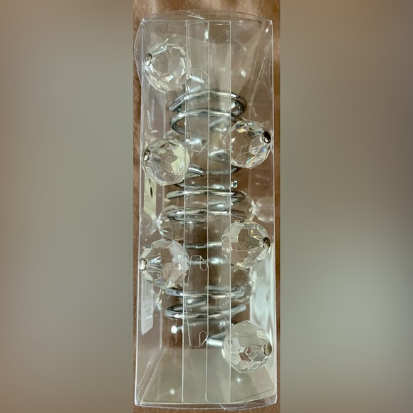 Faceted Ball Shower Curtain Hooks - Picture 3 of 6